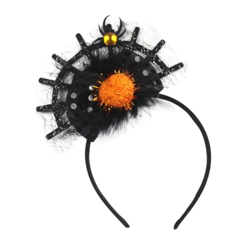 FUXIU Halloween Spinnennetz Stirnband Kinder Dress Up Kopfbedeckung Haarschmuck für Kinder Kostüm Supplies Requisiten von FUXIU