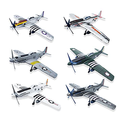 FUXIU Realistisches Flugzeugmodell Flugzeug Bausätze Miniatur Kämpfer Für Jungen Geschenk Einfache Modellbausätze Zufällige Farblieferung von FUXIU