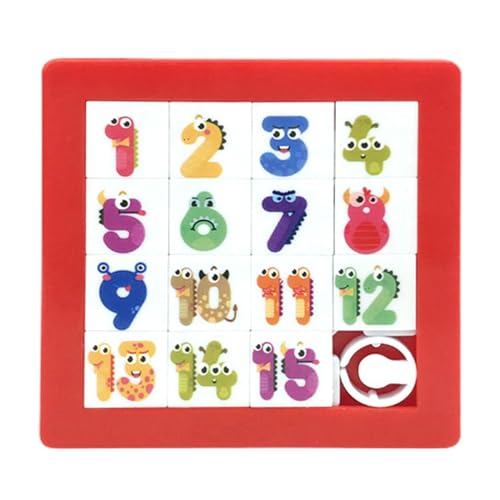 Interaktives Spielzeug Für Kinder Zahlen 3D Dia Puzzle Fingertraining Tragbares Pädagogisches Cartoon Spielzeug von FUXIU