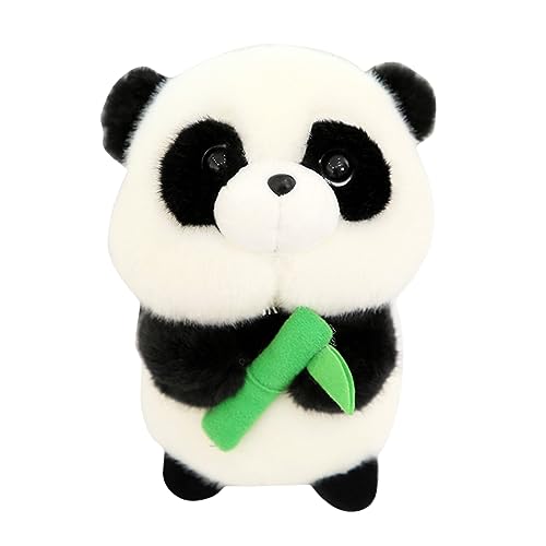 Niedliches Stofftier Panda Spielzeug Mit Bambus Bequemer Panda Frühe Bildung Kleinkind Spielzeug Heimdekoration von FUXIU