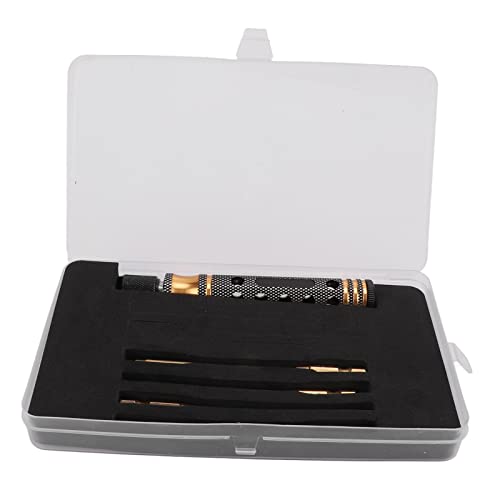 FUZHUI 4-in-1-Sechskantschraubendreher-Set – Slip-RC-Reparaturwerkzeuge für Autos, Schiffe und Flugzeuge (Gold) von FUZHUI