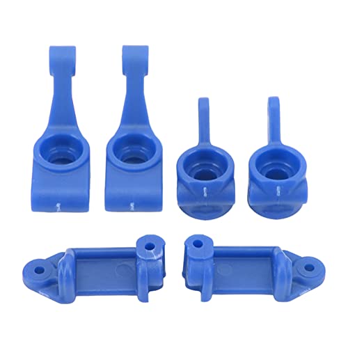 FUZHUI Leichtes RC-Car-Lenkschalen-Hinterachsschalen-C-Nabenträger-Set für Rustler Stampede Slash 2WD 1/10 – einfache Installation und reduzierte Reibung (Dark Blue) von FUZHUI