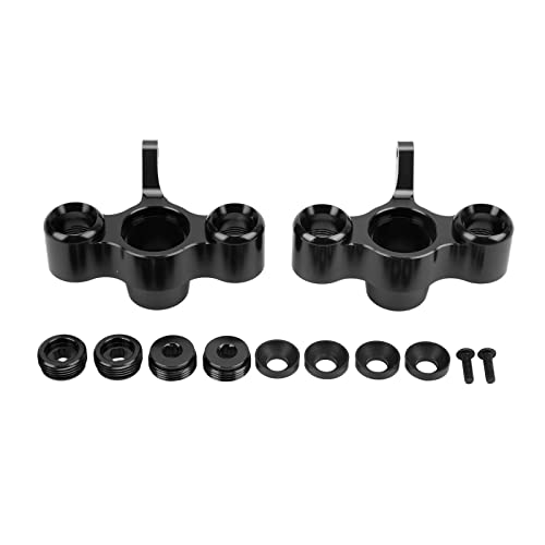 FUZHUI RC-Car-Lenkblöcke aus Aluminiumlegierung mit reduzierter Reibung und geringem Gewicht für ARRMA 6s Karton 1/8 RC-Car-Enthusiasten (Black) von FUZHUI