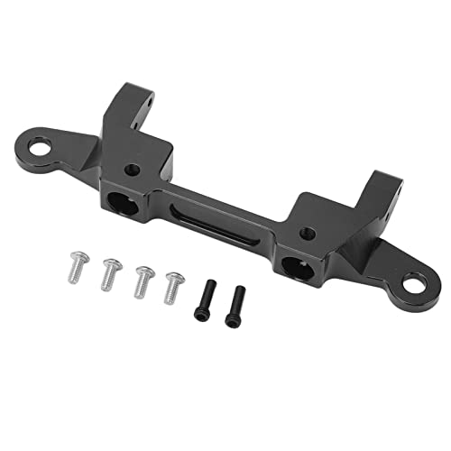 FUZHUI RC-Heckstoßstangenhalterung aus Aluminiumlegierung für 1/6 SCX6 – leicht und mit verbesserter Leistung zu installieren (Black) von FUZHUI