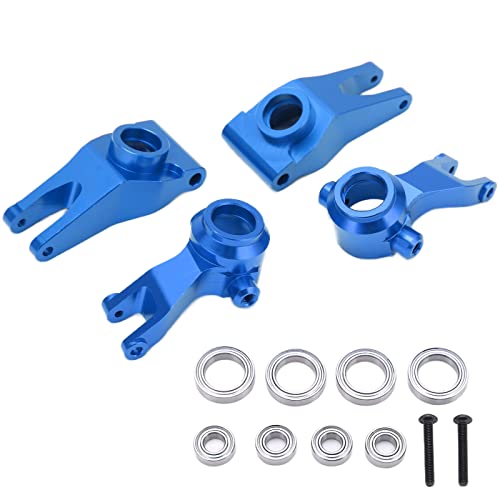 FUZHUI RC-Lenkblock-Hinterachssatz, Aluminiumlegierung, Upgrade des vorderen und hinteren Cup-Kits mit Lagerschrauben für ARRMA Senton Typhon Granite Big Rock 1/10 RC-Car-Ersatzteile (Blue) von FUZHUI