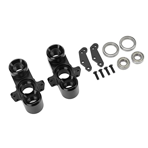 FUZHUI RC-Lenkschale vorne – Aluminiumlegierung, reduziert Reibung, verbessert die Leistung für ARRMA 1/7 1/8 RC-Autos (Black) von FUZHUI