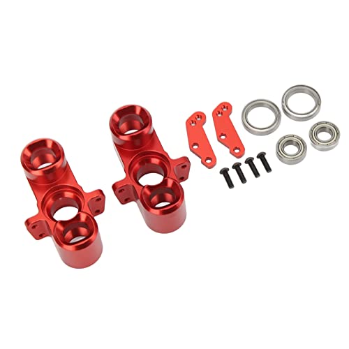 FUZHUI RC-Lenkschale vorne – Aluminiumlegierung, reduziert Reibung, verbessert die Leistung für ARRMA 1/7 1/8 RC-Autos (Red) von FUZHUI