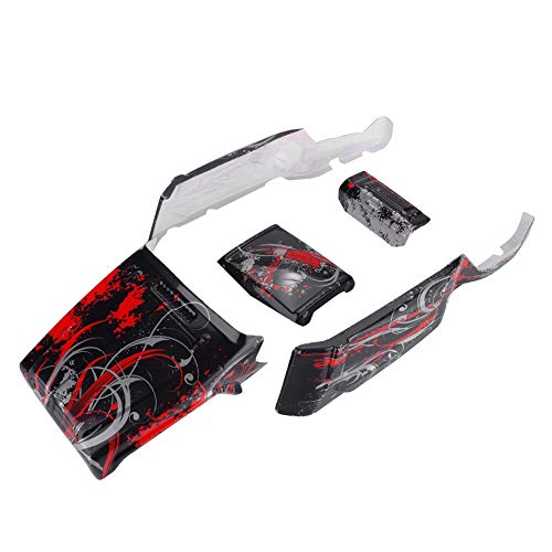 FUZHUI Simulation RC Car Shell für RGT 13660 – & Installation für RC-Enthusiasten (Red) von FUZHUI