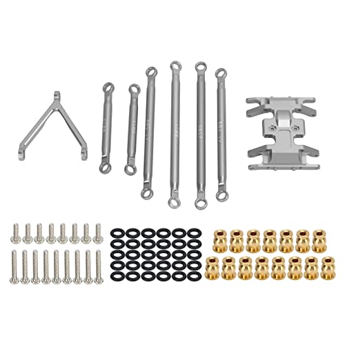 FUZHUI Upgrade-Set aus Leichter Aluminiumlegierung für SCX24 1/24 RC-Modellauto – sicher und für verbesserte Leistung (Titanium) von FUZHUI