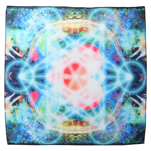 FUZYXIH Metatron Herz Astrologie Altäre Tarot Tischdecke Weissagungskarten Tischdecke Wandteppich Dekoration Metatron Herz Tarotkarten Tischdecke Spirituelle Deckdecke von FUZYXIH