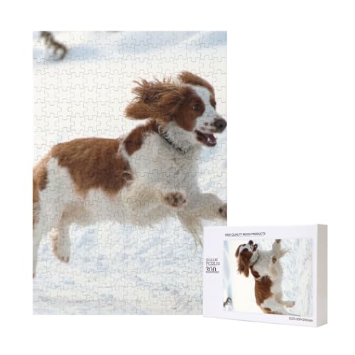 Niedlicher Hundedruck, Puzzle Für Erwachsene, 300 Teile, Puzzle Für Erwachsene, Puzzle 300 Teile Für Erwachsene, Herausfordernde Puzzlespiele,11x15,7 Zoll von FUkker