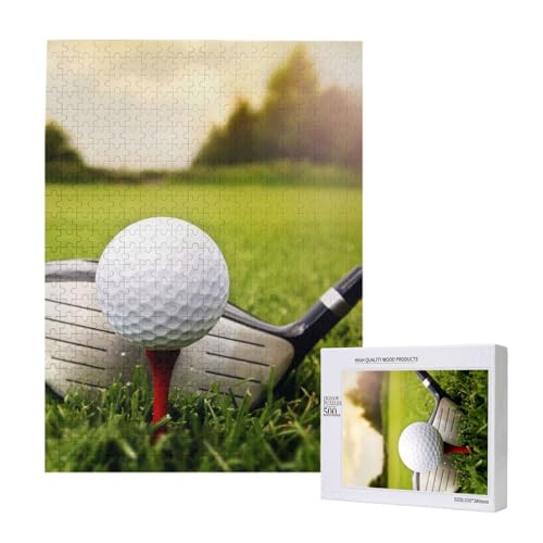 Puzzles Für Erwachsene, 500 Teile, Puzzle Für Erwachsene, Puzzle 500 Teile Für Erwachsene, Herausfordernde Puzzlespiele, Golfer,15x20,4 Zoll von FUkker