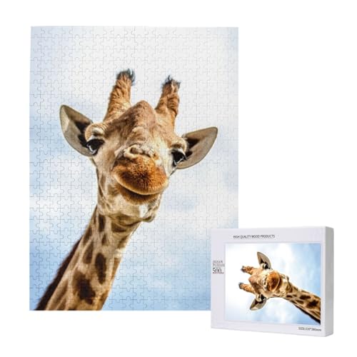 Puzzles Für Erwachsene, 500 Teile, Puzzle Für Erwachsene, Puzzle 500 Teile Für Erwachsene, Herausfordernde Puzzlespiele, Süße Giraffe,15x20,4 Zoll von FUkker