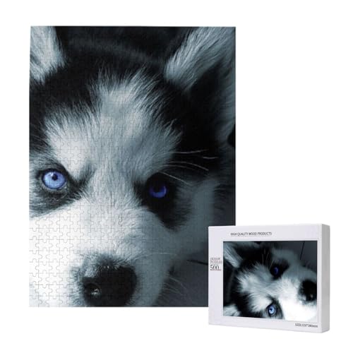 Puzzles Für Erwachsene, 500 Teile, Puzzle Für Erwachsene, Puzzle 500 Teile Für Erwachsene, Herausfordernde Puzzlespiele, Welpe Husky,15x20,4 Zoll von FUkker