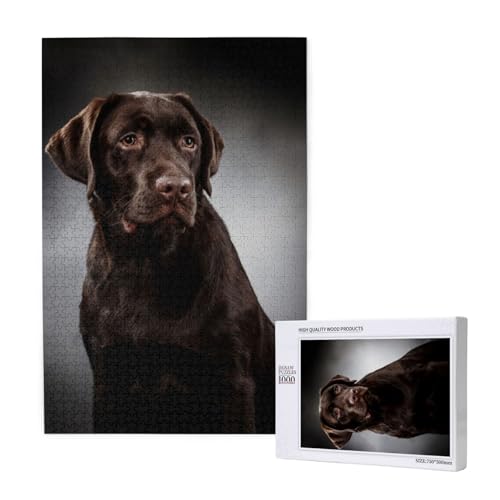 Puzzles Für Erwachsene 1000 Teile Puzzles Für Erwachsene, Puzzle 1000 Teile Für Erwachsene Anspruchsvolle Puzzlespiele Labrador Retriever,19,7 x 29,5 Zoll von FUkker