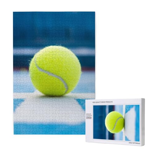 Puzzles Für Erwachsene 1000 Teile Puzzles Für Erwachsene, Puzzle 1000 Teile Für Erwachsene Anspruchsvolle Puzzlespiele Tennisballmalerei,19,7 x 29,5 Zoll von FUkker