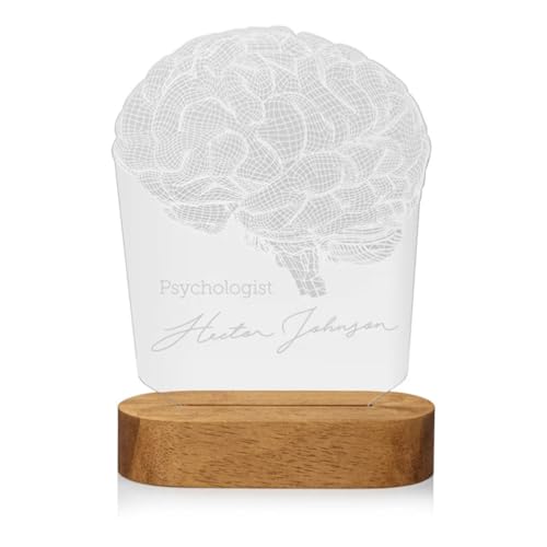 FVCTGHZ Personalisierte Lampe mit LED-Lichtern, Geschenk for Ihn, individuelle 3D-Nachttischlampe, Studenten-Abschlussgeschenk(3 cols) von FVCTGHZ