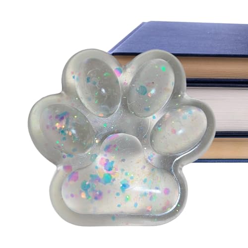 FVPKYUR 2 Stück 7x6cm Cat Paw Squeeze Toy - Cat Paw Spielzeug, Katzenpfoten Spielzeug, Squeeze Spielzeug, Anti Stress Pfote, Katzenpfoten Squeeze Sensorspielzeug, Katzenpfoten Für Kinder Erwachsene von FVPKYUR