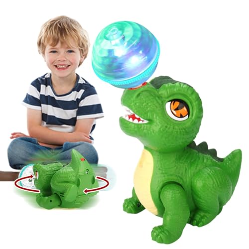 FVPKYUR Interaktives Musikspielzeug, leuchtendes Dinosaurierspielzeug - Kreatives Musikspielzeug für Kinder - Batteriebetriebenes Lern- und Bildungsspielzeug mit LED-Lichtern für Zuhause, Schule, von FVPKYUR