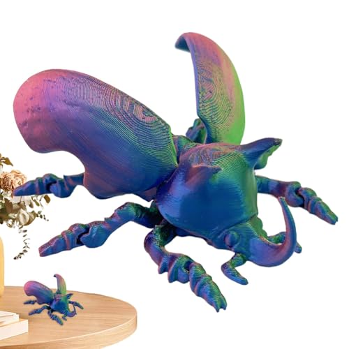 FVPKYUR Miniaturen 3D-gedruckte Tiere,3D-gedrucktes Tierspielzeug,Tierfiguren Sinnesspielzeug | Kreative Tierverzierung mit flexiblen Gelenken für Schlafzimmer, Arbeitszimmer, Kinderzimmer, von FVPKYUR