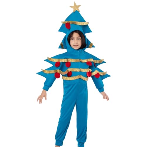 FVPKYUR Weihnachtsbaum-Cosplay,Kinder-Weihnachtsbaum-Outfit | Rollenspiel-Festival-Anzieh-Party-Outfits | Baum Cosplay Urlaub Outfit, Kostüm Weihnachten Prop für Kinder von FVPKYUR