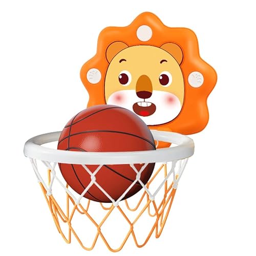 FWHFNB Hängender Basketballständer,Kinder Mini Basketball Korb Set,Basketballkorb fürs Zimmer Mit Bälle,Pumpe und Basketballnetz,Geschenke für Kinder ab 3 Jahren von FWHFNB