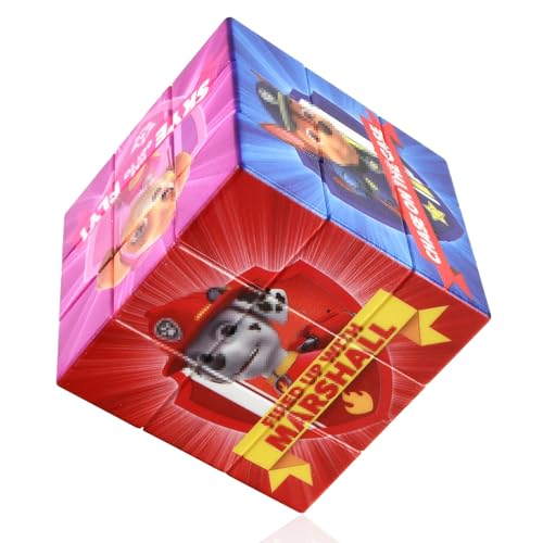 Mini Zauberwürfel, Zauberwürfel Puzzle Paw Dog Patrol Spielzeug, Würfelpuzzle Kinderspielzeug, Puzzle Würfel Zauberwürfel Kinder Party Mitgebsel, Lernspielzeug für Kinder ab 3 Jahren von FXFOOT