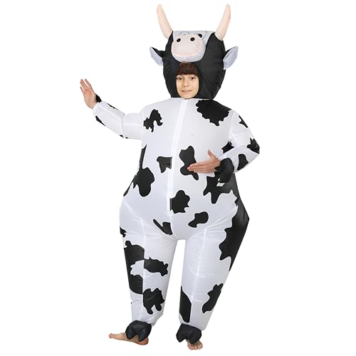 FXICH Inflatable cow Costume for kid,Halloween Csotume for kid,Inflatable Costumes,Unisex kid inflatable costume for 120-150cm von FXICH