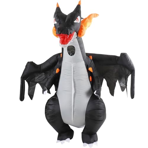 FXICH aufblasbares Dinosaurierkostüm für Erwachsene,aufblasbares Dinosaurierkostüm für Halloween,aufblasbares Kostüm für Fancy Dress,Rollenspiel,Party,Weihnachtskostüme,für 150-190cm FXICH aufblasbares Dinosaurierkostüm für Erwachsene,aufblasbares Dinosaurierkostüm für Halloween,aufblasbares Kostüm für Fancy Dress,Rollenspiel,Party,Weihnachtskostüme,für 150-190cm von FXICH