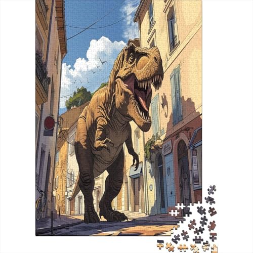 Dinosaurier Puzzlespiel 1000 Teile Erwachsene -Puzzle 1000 Stück Spiel Puzzles Für Erwachsene Kinder Puzzle Erwachsenen Puzzlespiel Puzzel 1000pcs (75x50cm) von FXJALUIED