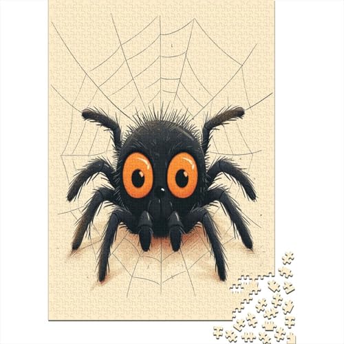 Spinne 1000 Teile, Impossible Puzzle,GesKükenlichkeitsspiel Für Die Ganze Familie, Erwachsenenpuzzle Ab 14 Jahren Puzzel 1000pcs (75x50cm) von FXJALUIED