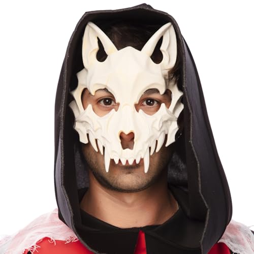 FYASA - Halbmaske Wolf Skelett für Kostüm von FYASA