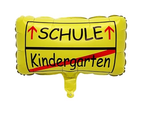 6 Stück Schuleinführung Folienballon, Folien Ballon, Heliumballon Geburtstag Dekoration Super Shape Folienballon Schuleinführungchen Kindergeburtstag Partydeko Luftballons Supplies von FYDZBSL