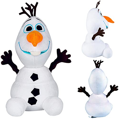 FYDZBSL Frozen Olaf The Snowman Plüschtier Kuscheltier Schneemann Puppe Spielzeug Kurzem Plüsch Stoff Weich & Waschbar Cartoon Puppe für Mädchen Geburtstagsgeschenk 30cm von FYDZBSL