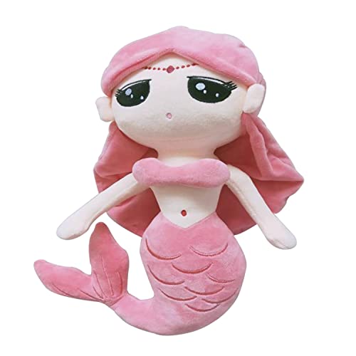 FYDZBSL Meerjungfrau Plüschtier, Mermaid Kuscheltier Plüschfigur Stofftier Gefüllte Plüschpuppe Mermaid Plüschtiere Kinderspielzeug Plüschspielzeug Kinder Geburtstage Geschenke von FYDZBSL