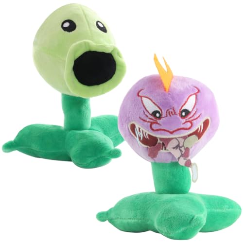 FYDZBSL Plants vs. Zombies Plüschtier Spielzeug Kuscheltier Plüschfigur Stofftier Plüsch Geschenke Plüschtier Kuscheltier Puppe Geschenk Für Kinder Mädchen Und Jungen 2PCS von FYDZBSL