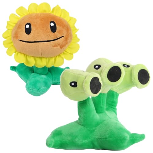 FYDZBSL Sunflower Threepeater Plüschtier Spielzeug Kuscheltier Plüschfigur Stofftier Plüsch Geschenke Plüschtier Kuscheltier Puppe Geschenk Für Kinder Mädchen Und Jungen 2PCS von FYDZBSL