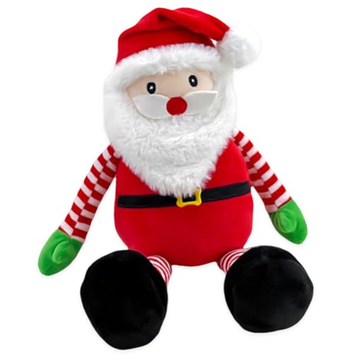 FYDZBSL Santa Claus Kuscheltier Weihnachtsmann Plüschpuppe Weihnachten Dekoration Stofftiere Weihnachtsdekoratio Puppe Plüsch Puppe Figur Spielzeug für Mädchen Jungen 40cm von FYDZBSL