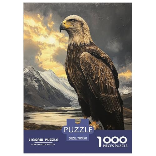 Adler Puzzle 1000 Teile Schwer Puzzle Spielzeug Lernspiel Impossible Herausforderungsspielzeug Für Erwachsene Kinder 70x50cm/1000pcs Adler Puzzle 1000 Teile Schwer Puzzle Spielzeug Lernspiel Impossible Herausforderungsspielzeug Für Erwachsene Kinder 70x50cm/1000pcs von FYQTCIAN