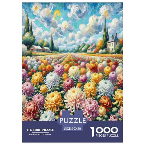 Chrysanthemen Puzzles 1000-teilige Schwer Puzzle Spielzeug Lernspiel Impossible Herausforderungsspielzeug Für Erwachsene Kinder 70x50cm/1000pcs Chrysanthemen Puzzles 1000-teilige Schwer Puzzle Spielzeug Lernspiel Impossible Herausforderungsspielzeug Für Erwachsene Kinder 70x50cm/1000pcs von FYQTCIAN