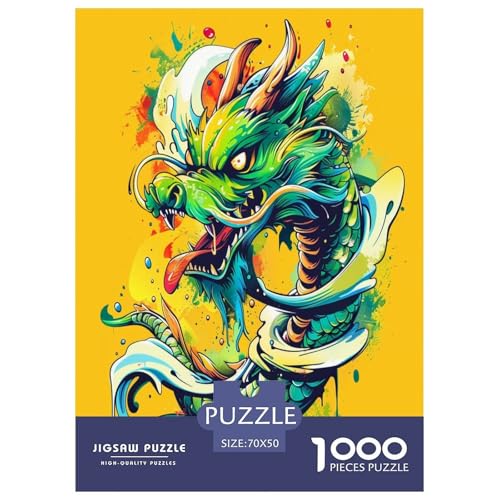 Drachen Puzzles 1000-teilige Schwer Puzzle Spielzeug Lernspiel Impossible Herausforderungsspielzeug Für Erwachsene Kinder 70x50cm/1000pcs Drachen Puzzles 1000-teilige Schwer Puzzle Spielzeug Lernspiel Impossible Herausforderungsspielzeug Für Erwachsene Kinder 70x50cm/1000pcs von FYQTCIAN