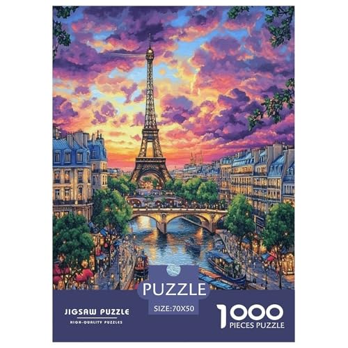Eiffelturm Puzzle 1000 Teile Schwer Puzzle Spielzeug Pädagogisches Spiel Impossible Herausforderungsspielzeug Für Erwachsene Und Kinder Ab 14 Jahren 70x50cm/1000pcs Eiffelturm Puzzle 1000 Teile Schwer Puzzle Spielzeug Pädagogisches Spiel Impossible Herausforderungsspielzeug Für Erwachsene Und Kinder Ab 14 Jahren 70x50cm/1000pcs von FYQTCIAN