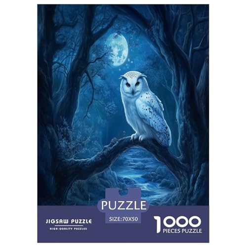 Eule Puzzle 1000 Teile Schwer Puzzle Spielzeug Lernspiel Impossible Herausforderungsspielzeug Für Erwachsene Kinder 70x50cm/1000pcs Eule Puzzle 1000 Teile Schwer Puzzle Spielzeug Lernspiel Impossible Herausforderungsspielzeug Für Erwachsene Kinder 70x50cm/1000pcs von FYQTCIAN