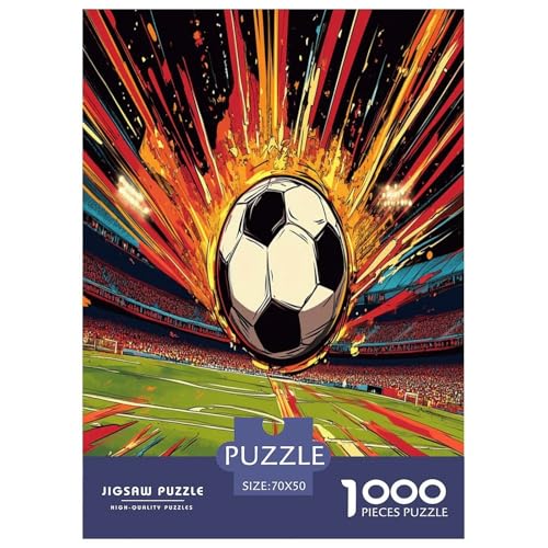 Fußball Puzzles 1000 Teile Schwer Puzzle Spielzeug Lernspiel Impossible Herausforderungsspielzeug Für Erwachsene Kinder 70x50cm/1000pcs Fußball Puzzles 1000 Teile Schwer Puzzle Spielzeug Lernspiel Impossible Herausforderungsspielzeug Für Erwachsene Kinder 70x50cm/1000pcs von FYQTCIAN
