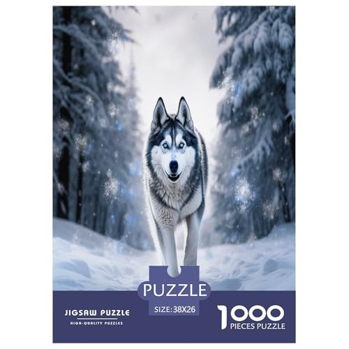 Husky Puzzle 1000 Teile Schwer Puzzle Spielzeug Lernspiel Impossible Herausforderungsspielzeug Für Erwachsene Und Kinder Ab 12 Jahren 38x26cm/1000pcs Husky Puzzle 1000 Teile Schwer Puzzle Spielzeug Lernspiel Impossible Herausforderungsspielzeug Für Erwachsene Und Kinder Ab 12 Jahren 38x26cm/1000pcs von FYQTCIAN