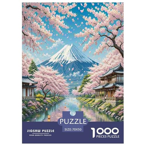 Kirschblüte Puzzle 1000 Teile Schwer Puzzle Spielzeug Pädagogisches Spiel Impossible Herausforderung Spielzeug Für Erwachsene Und Kinder in Bewährter 70x50cm/1000pcs Kirschblüte Puzzle 1000 Teile Schwer Puzzle Spielzeug Pädagogisches Spiel Impossible Herausforderung Spielzeug Für Erwachsene Und Kinder in Bewährter 70x50cm/1000pcs von FYQTCIAN