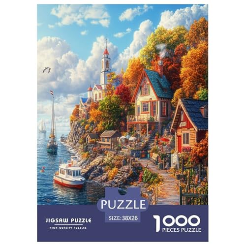 Küstenleuchtturm Puzzle 1000-teilige Schwer Puzzle Spielzeug Lernspiel Impossible Herausforderungsspielzeug Für Erwachsene Kinder 38x26cm/1000pcs Küstenleuchtturm Puzzle 1000-teilige Schwer Puzzle Spielzeug Lernspiel Impossible Herausforderungsspielzeug Für Erwachsene Kinder 38x26cm/1000pcs von FYQTCIAN