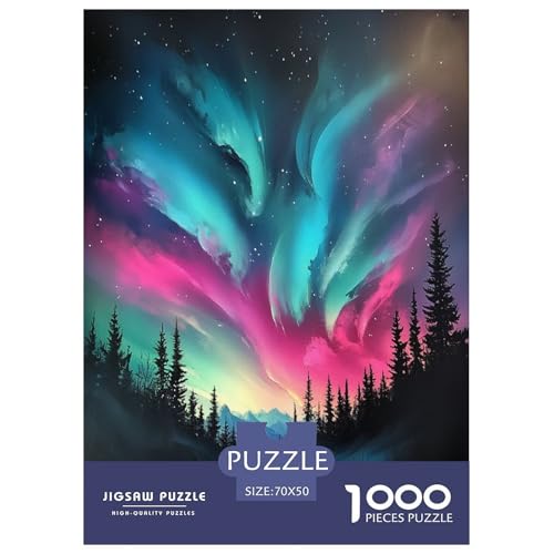 Nordlichter Puzzles 1000 Teile Schwer Puzzle Spielzeug Lernspiel Impossible Herausforderungsspielzeug Für Erwachsene Kinder 70x50cm/1000pcs Nordlichter Puzzles 1000 Teile Schwer Puzzle Spielzeug Lernspiel Impossible Herausforderungsspielzeug Für Erwachsene Kinder 70x50cm/1000pcs von FYQTCIAN