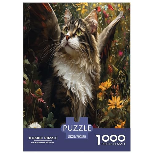 Norwegische Waldkatte Puzzle 1000 Teile Schwer Puzzle Spielzeug Lernspiel Impossible Herausforderung Spielzeug Für Erwachsene Und Kinder Ab 14 Jahren 70x50cm/1000pcs Norwegische Waldkatte Puzzle 1000 Teile Schwer Puzzle Spielzeug Lernspiel Impossible Herausforderung Spielzeug Für Erwachsene Und Kinder Ab 14 Jahren 70x50cm/1000pcs von FYQTCIAN