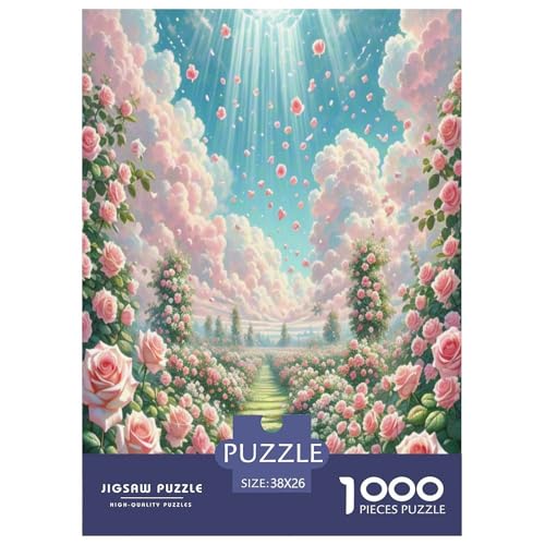 Rose Puzzle 1000 Teile Schwer Puzzle Spielzeug Lernspiel Impossible Herausforderungsspielzeug Für Erwachsene Kinder 38x26cm/1000pcs Rose Puzzle 1000 Teile Schwer Puzzle Spielzeug Lernspiel Impossible Herausforderungsspielzeug Für Erwachsene Kinder 38x26cm/1000pcs von FYQTCIAN